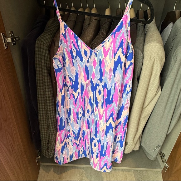 Lilly Pulitzer Pink and Blue Dress - Picture 1 of 3